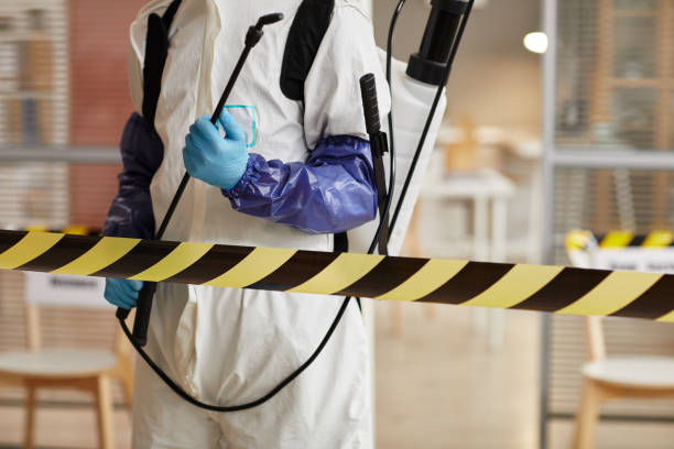 Professional Trauma Scene Cleanup technician working in Galloway, OH